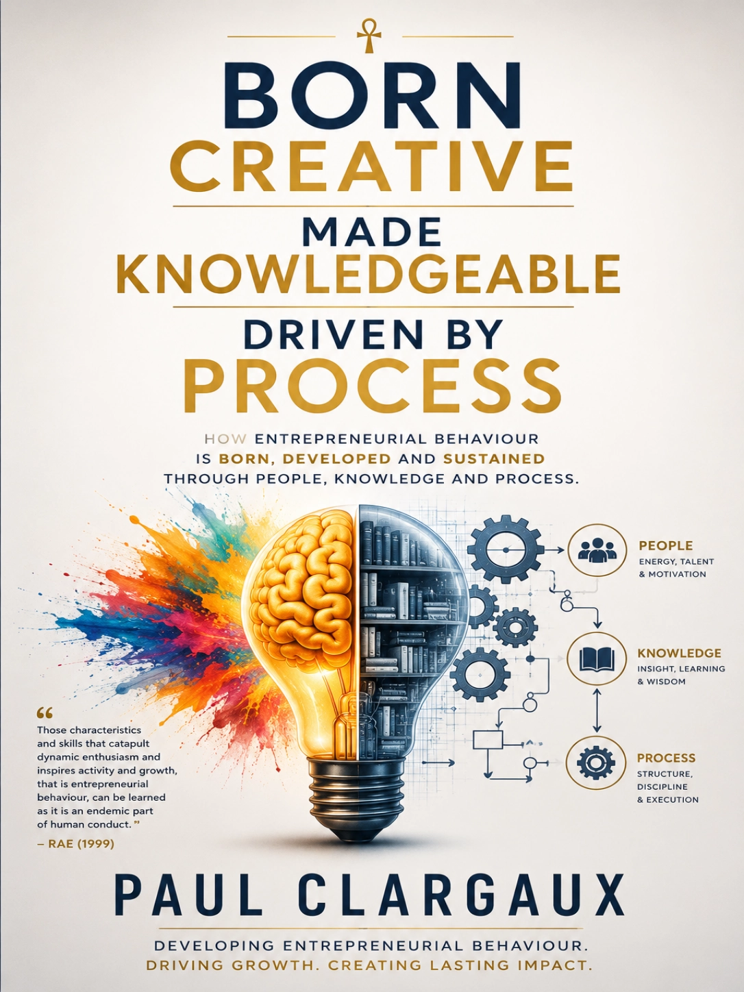book cover born creative